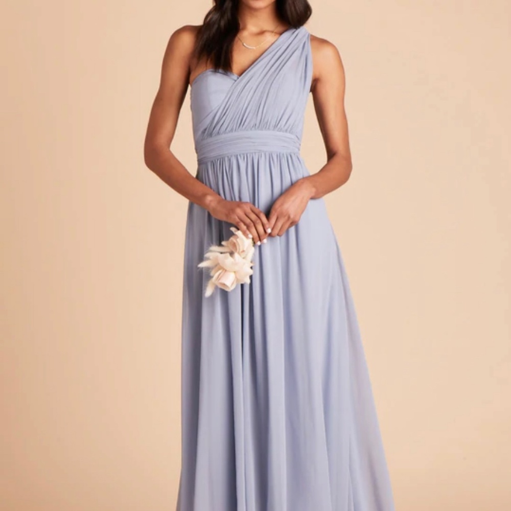Birdy Grey Grace Convertible Dress in Dusty Blue || Size S